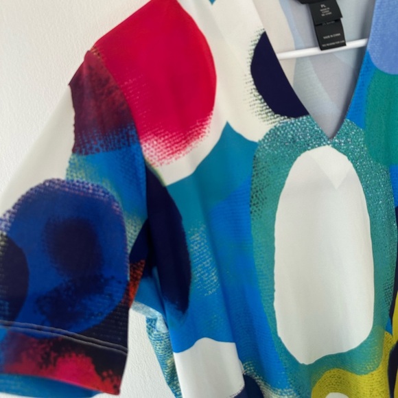 Women’s NWT Ali Miles Short sleeved Shirt Size Large - Picture 4 of 9